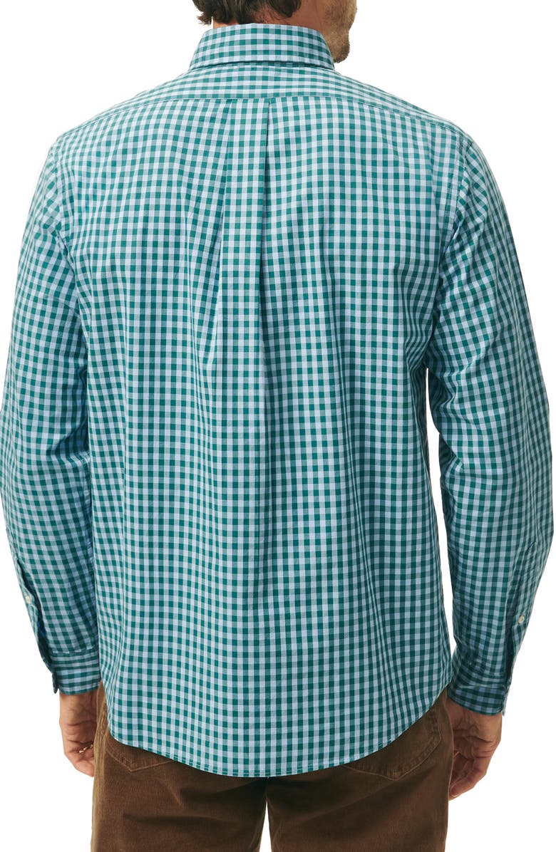 Brooks Brothers Gingham Check Cotton Button-Down Shirt, Alternate, color,