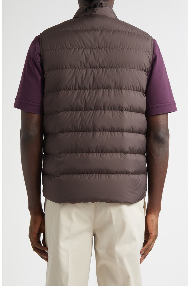 Treompan Down Puffer Vest, Alternate, color, BROWN