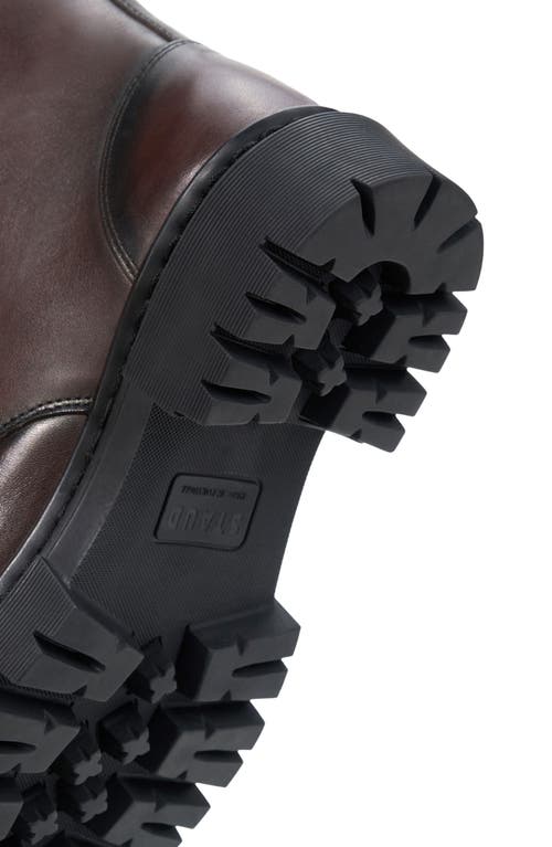Staud Henry Combat Boot In Brown