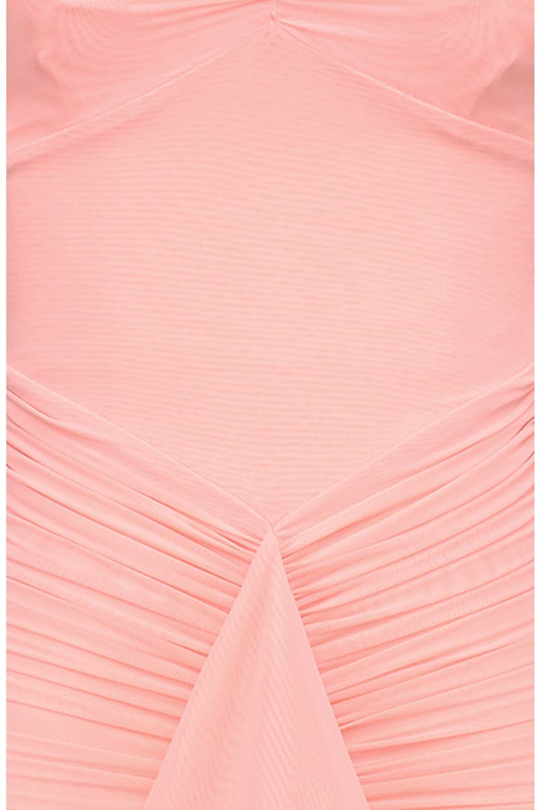 Gabbi Ruffle Mesh High-Low Cocktail Dress, Alternate, color, DESERT FLOWER