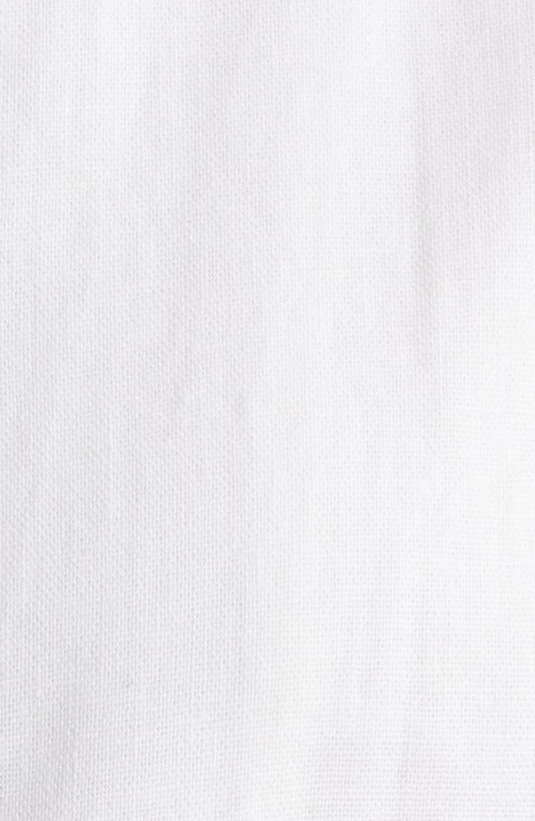 Steve Madden Wesley Linen Blend Button-Up Vest, Alternate, color, White