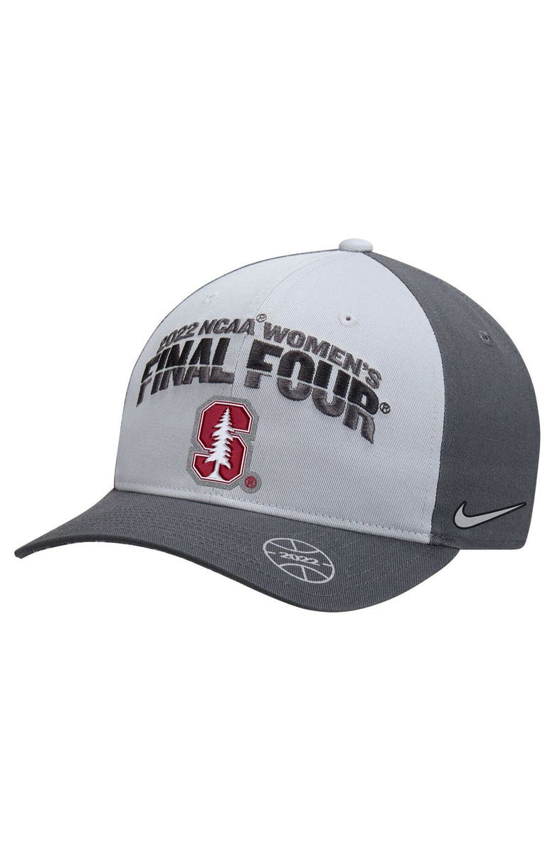 Nike Women's Nike Gray Stanford Cardinal 2022 NCAA Women's Basketball Tournament March Madness Final Four Regional Champions Locker Room Classic 99 Adjustable Hat, Main, color, 
