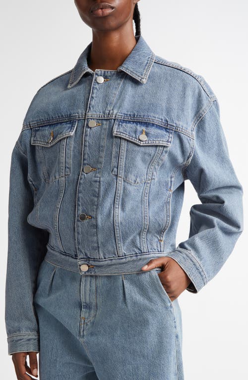 LOULOU DE SAISON LOULOU DE SAISON DAVE ORGANIC COTTON DENIM TRUCKER JACKET