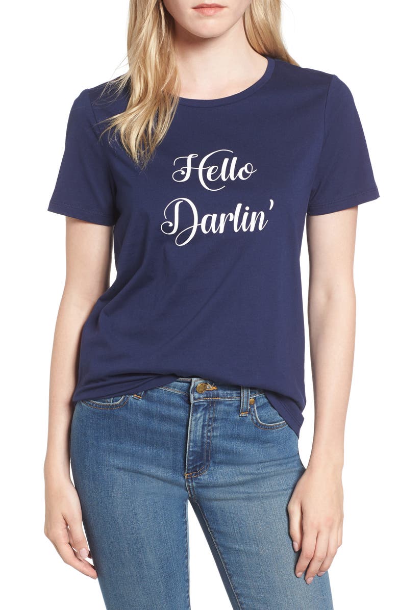 Draper James Hello Darlin' Tee, Main, color,