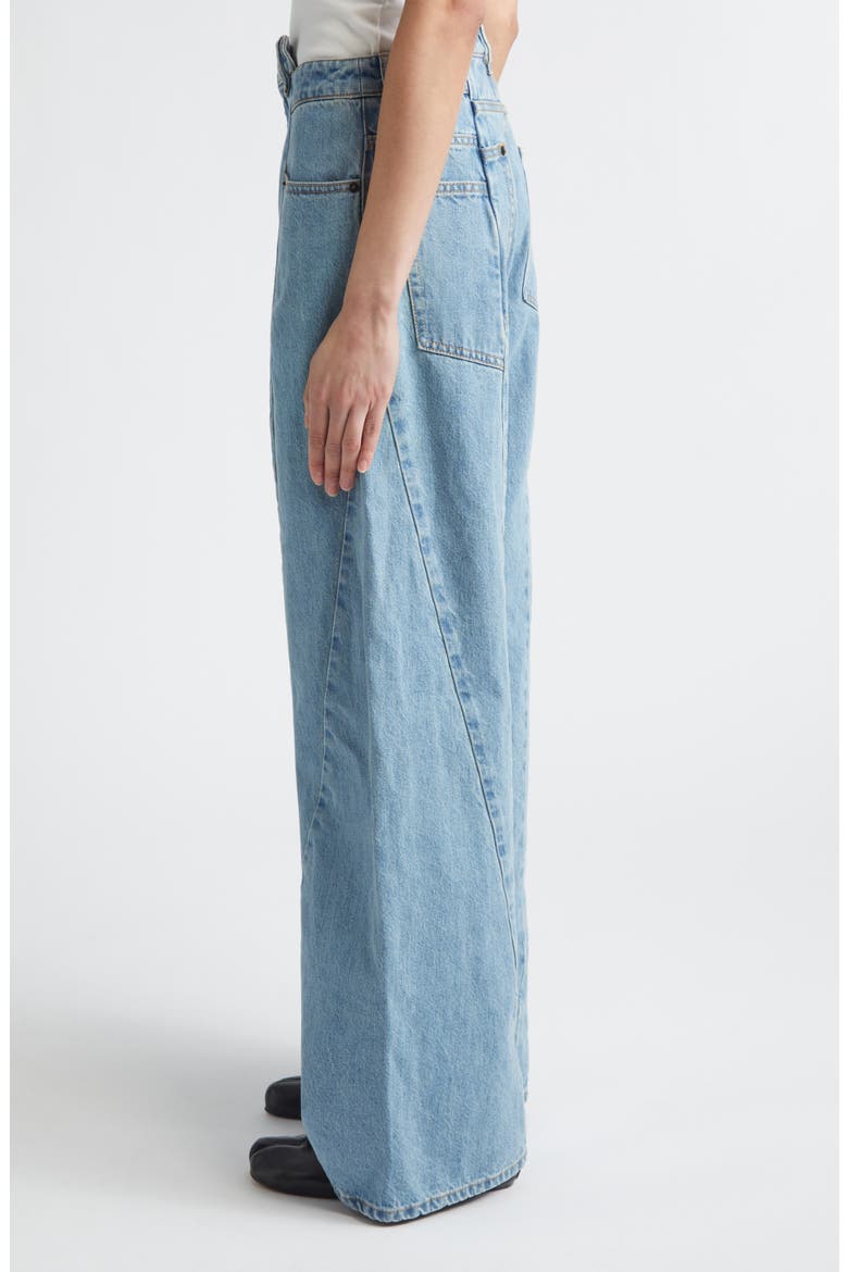 Décortiqué Wide Leg Jeans, Alternate, color, MEDIUM BLU STONE WASH