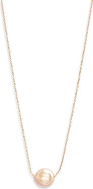 Nordstrom Demi Fine Baroque Pearl Pendant Necklace