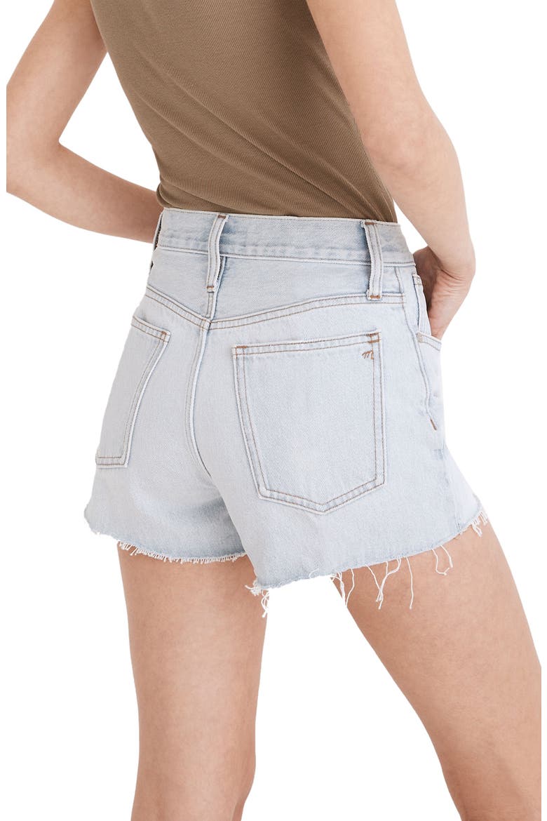 Women's Relaxed Cutoff Denim Shorts, Alternate, color, ESSEN