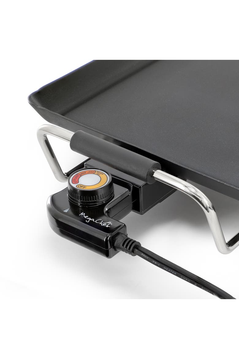 21 Inch Electric Grill with Drip Tray and Non-Stick Coating, Alternate, color, Black