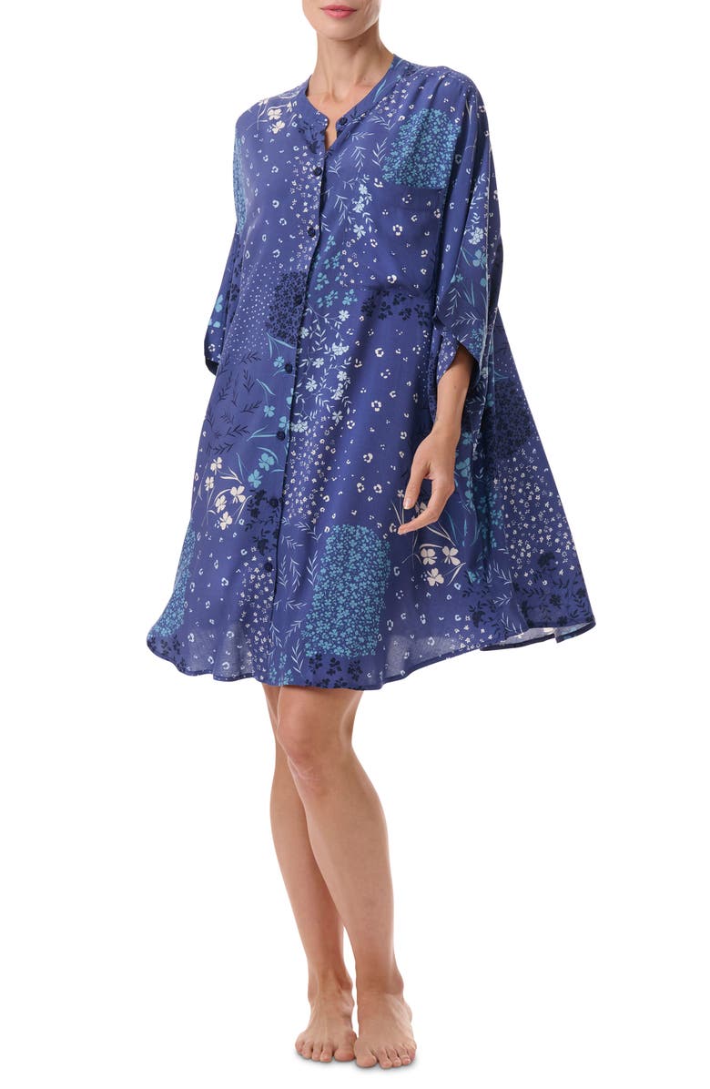 Splendid Oversize Button-Up Nightgown, Alternate, color, 