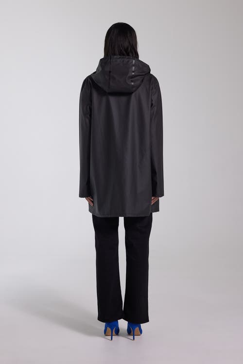 Stutterheim Stockholm Lightweight Raincoat In Black