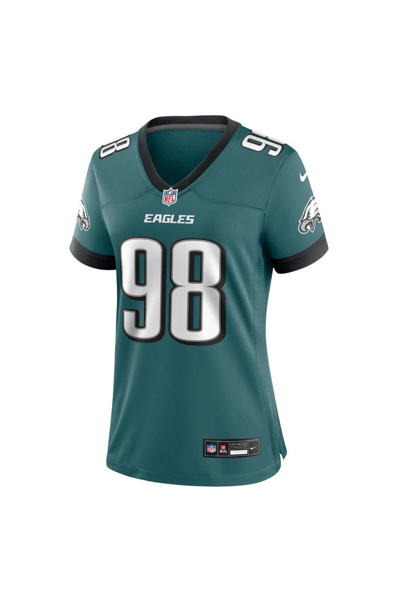 Nike Women's Nike Jalen Carter Midnight Green Philadelphia Eagles Team Game Jersey, Alternate, color, Green