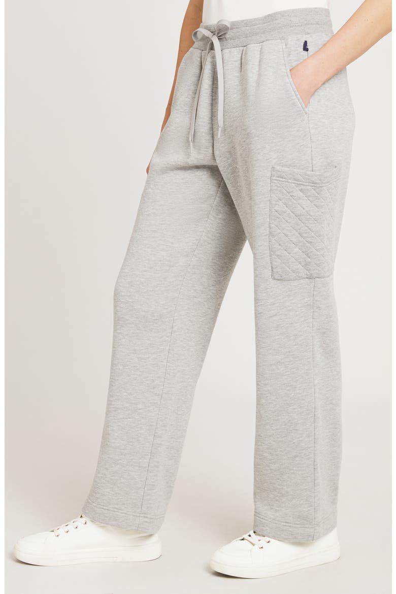 Quilted Pull On Pants, Alternate, color, GRAY HEATHER