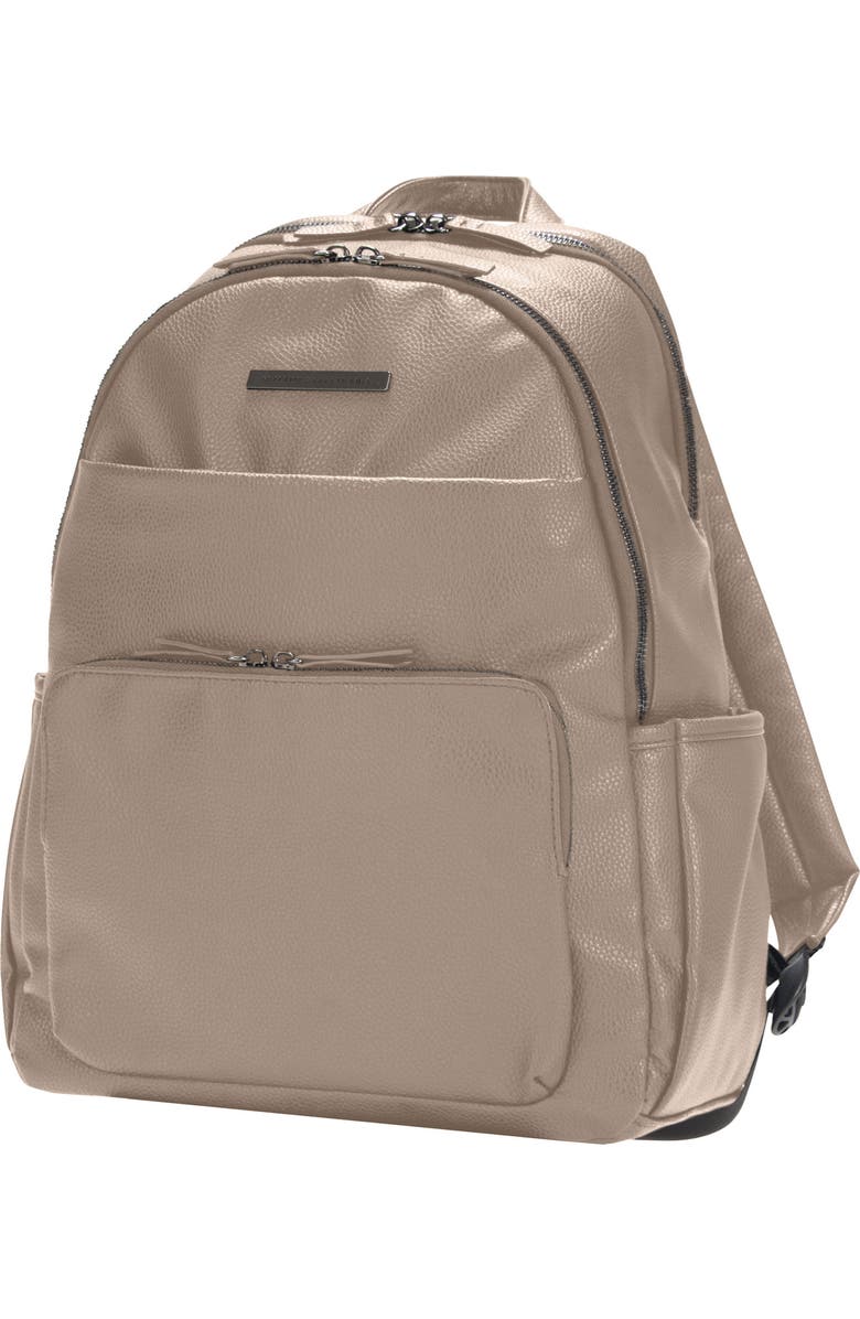 Kenneth Cole Marley Faux Leather Backpack, Main, color, Taupe