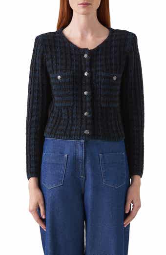 Millie Metallic Fluffy Cardigan
