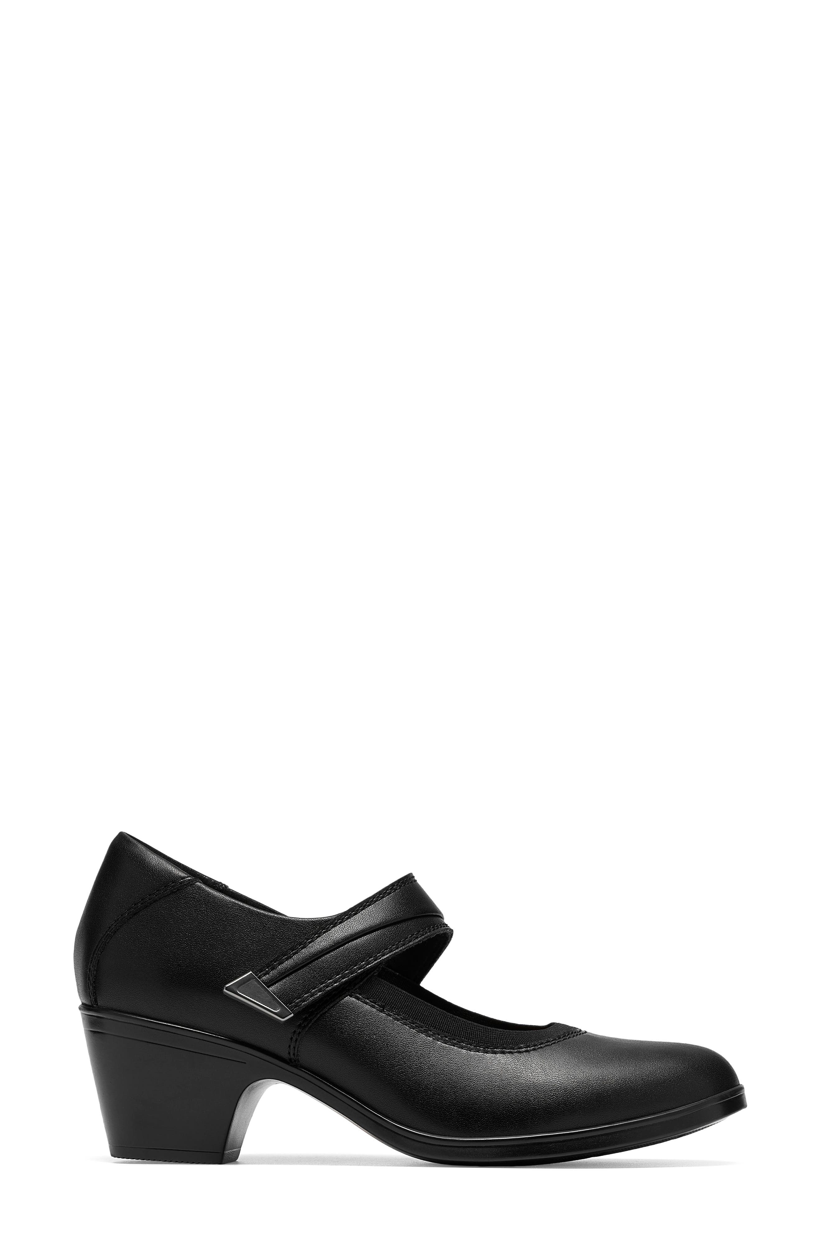 Emily Jaynie Pump, Alternate, color, BLACK LEATHER