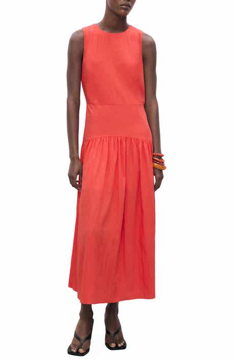 MANGO Sleeveless A-Line Dress