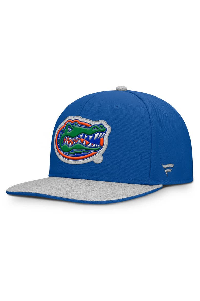 Men's Fanatics Royal Florida Gators Loden Snapback Hat, Main, color, Royal