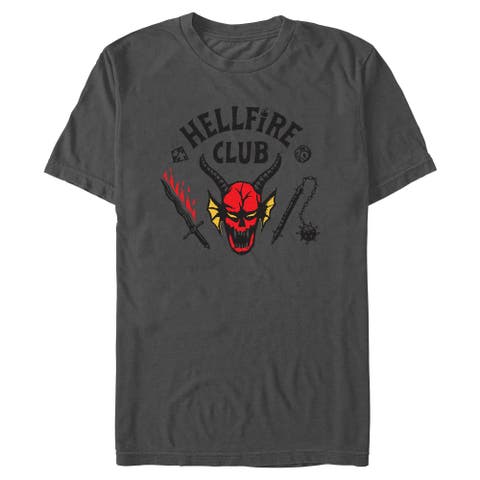 Men's Stranger Things Welcome to the Hellfire Club  Graphic T-Shirt
