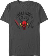 Stranger Things Men's Stranger Things Welcome to the Hellfire Club Graphic T-Shirt