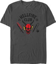 Stranger Things Men's Stranger Things Welcome to the Hellfire Club Graphic T-Shirt
