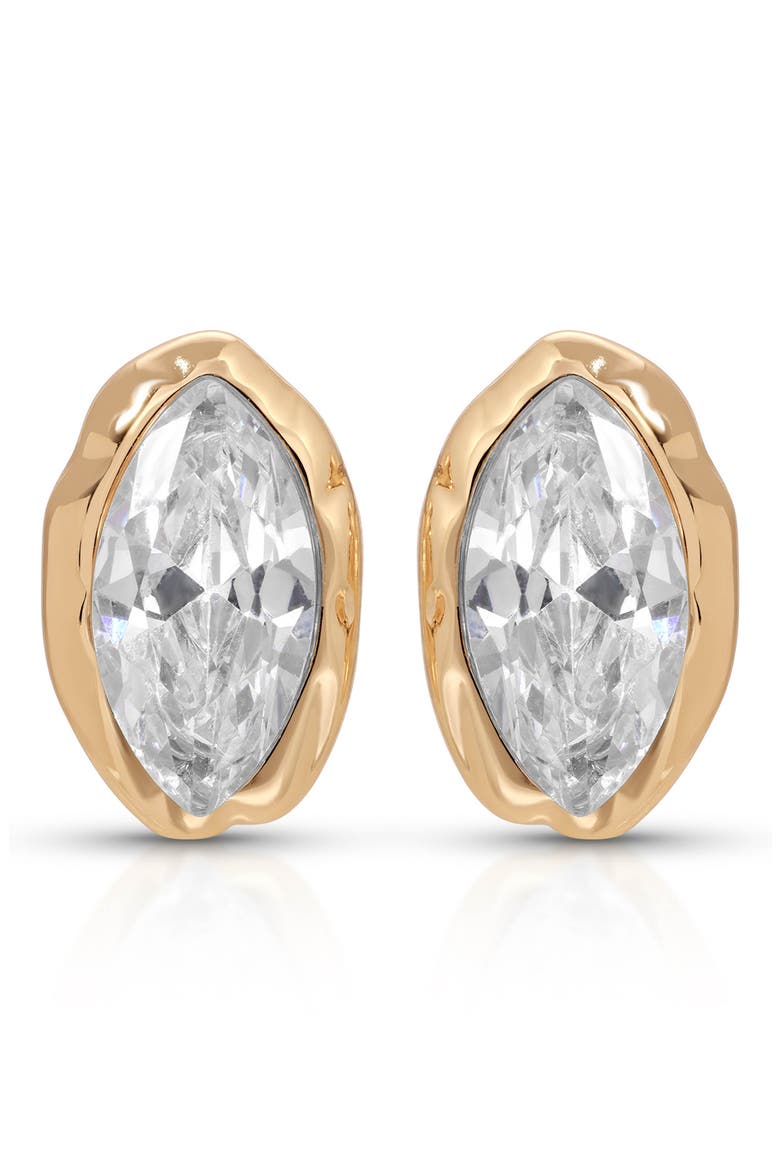 Crystal Luxe Mini Stud Earrings, Alternate, color, GOLD
