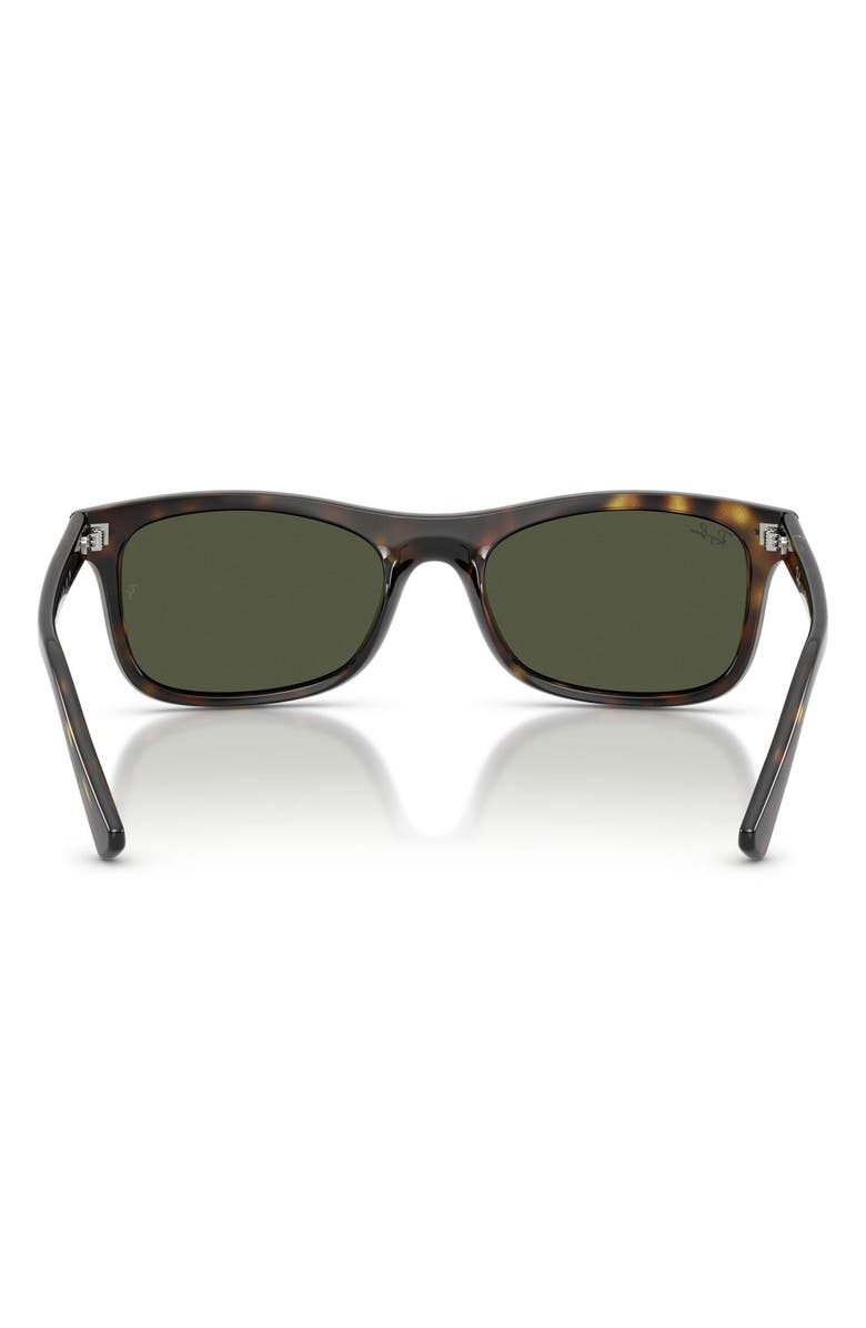 Ray-Ban 54mm Square Sunglasses, Alternate, color, Havana / Green