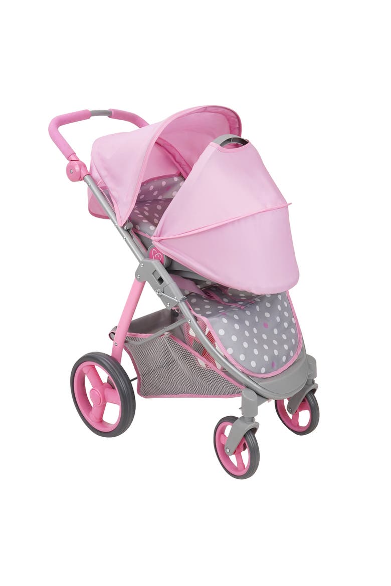 Cotton Candy Pink Doll Travel System, Main, color, Multicolored