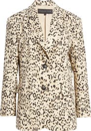 Endless Rose Animal Print Blazer
