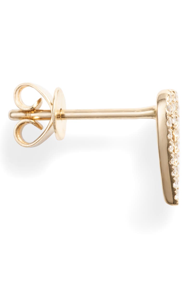 Bony Levy Diamond Open Heart Earrings, Alternate, color, 