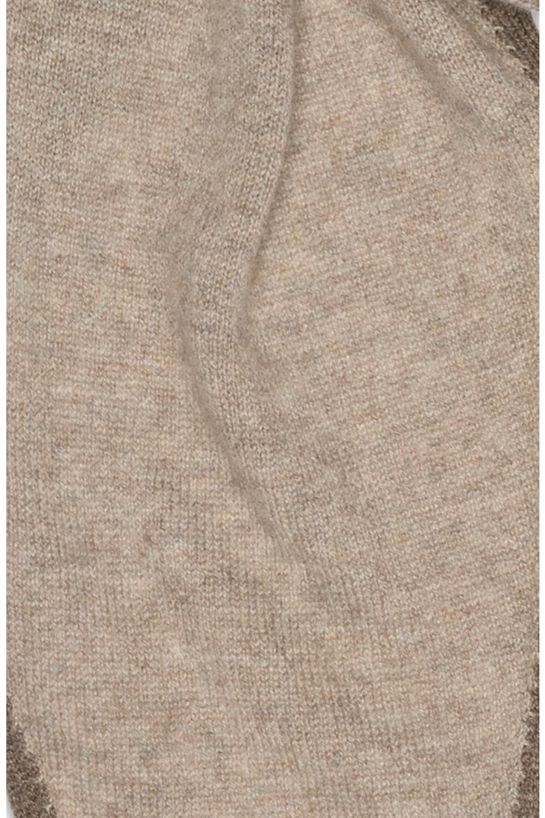 Gauzy Cashmere Fringe Scarf, Alternate, color, PEBBLE/ HEATHCOT