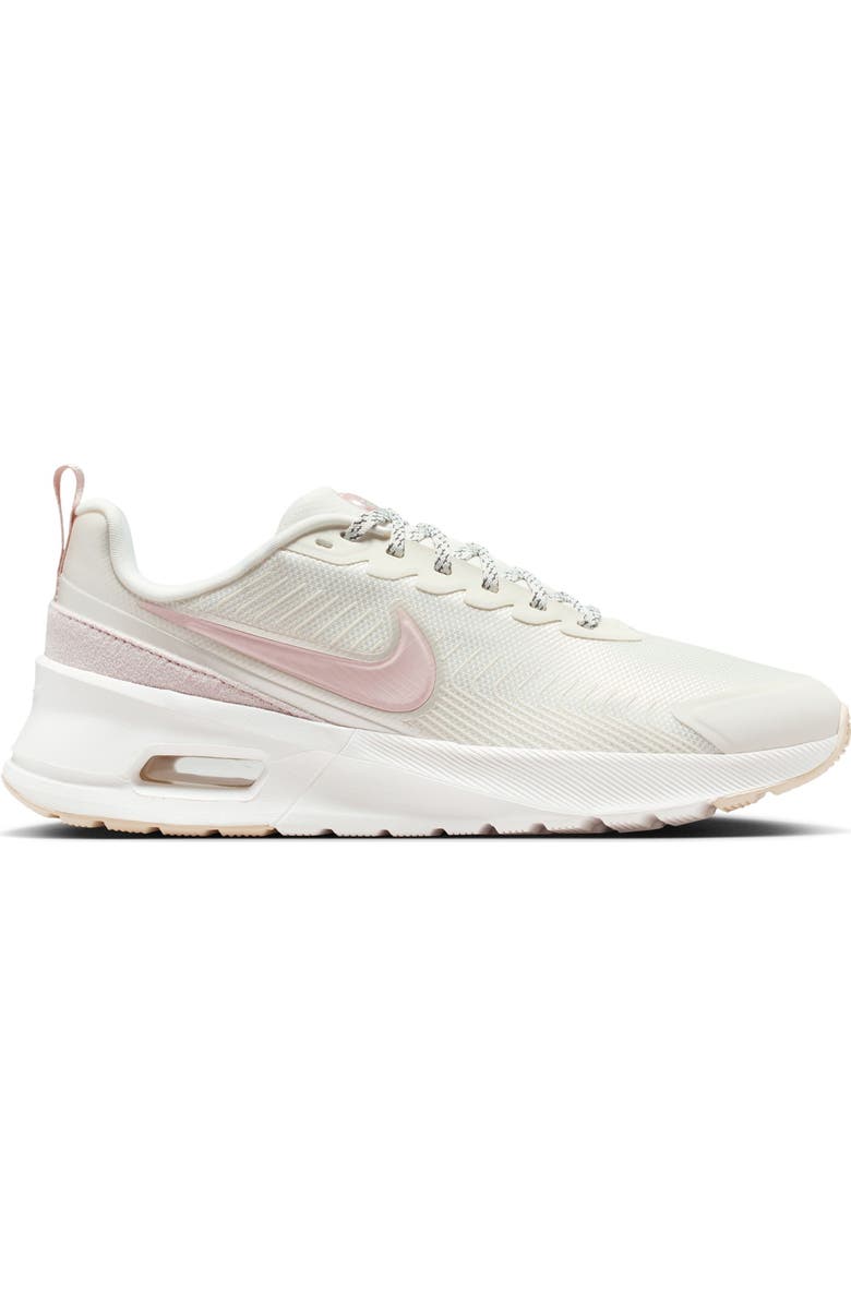 Nike Air Max Nuaxis Sneaker, Alternate, color, Sail/ Red/ Sand Drift
