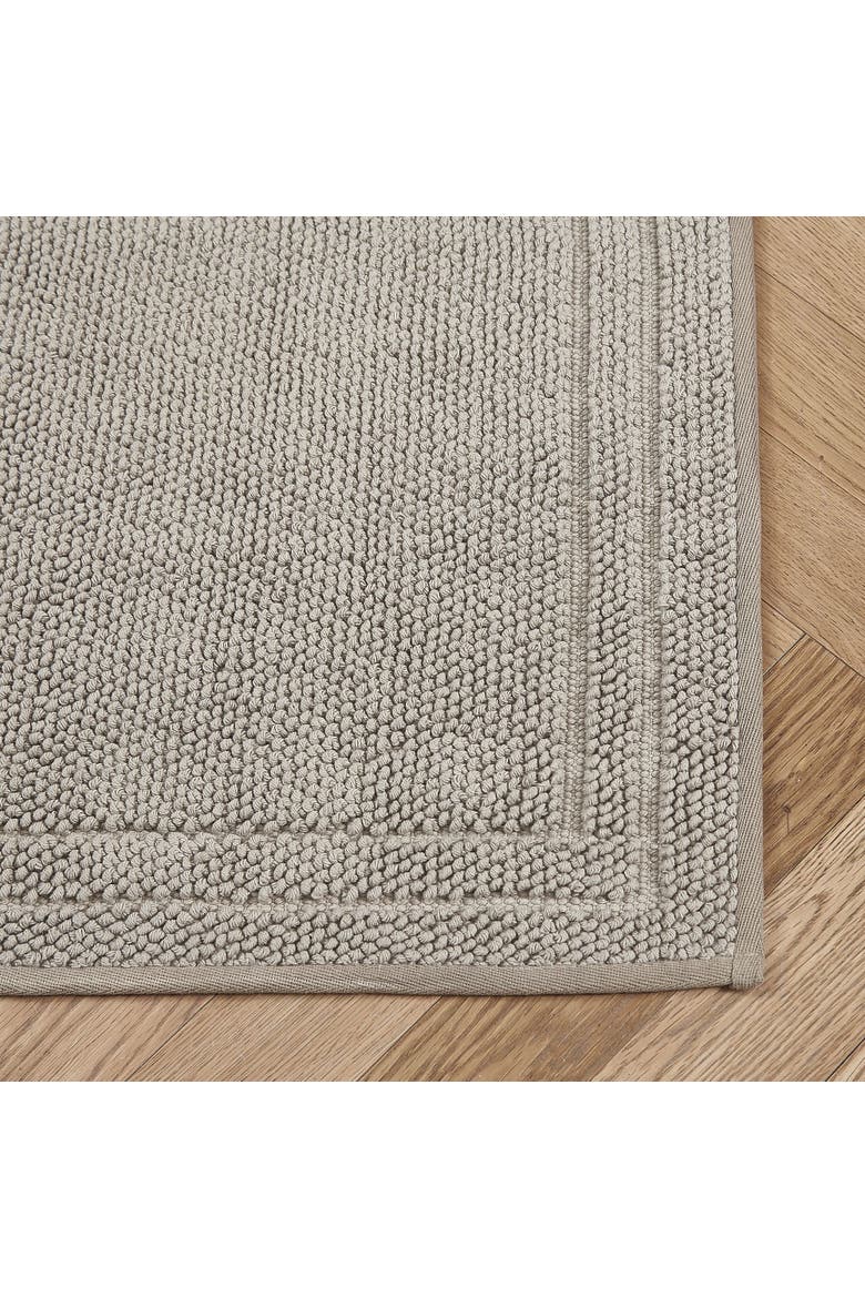 Luxe Looped Cotton 2-Piece Bath Mat Set, Alternate, color, Antarctica Gray