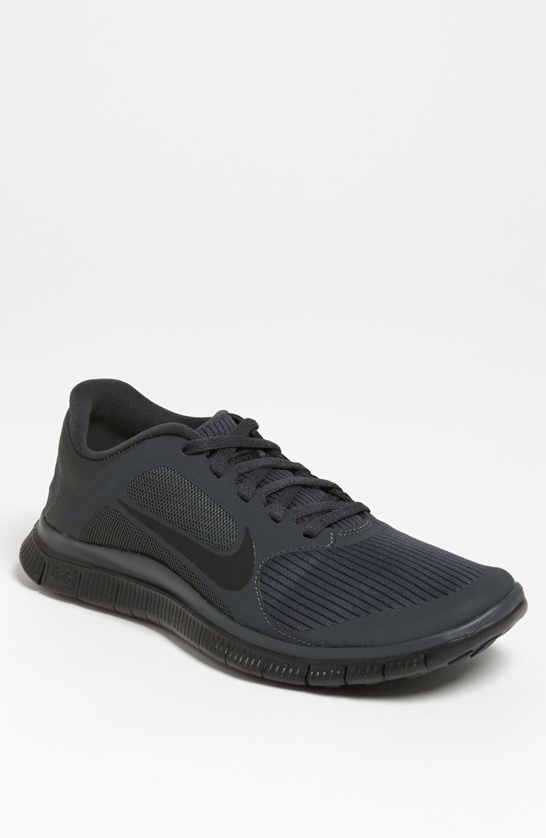 'Free 4.0 V3' Running Shoe, Main, color, ANTHRACITE/ BLACK