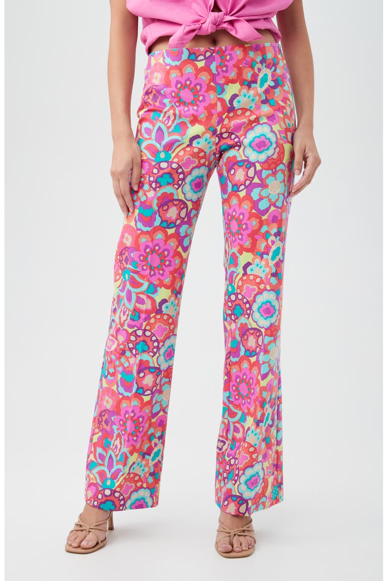 Rudi High Waist Pants, Main, color, MULTI PINK