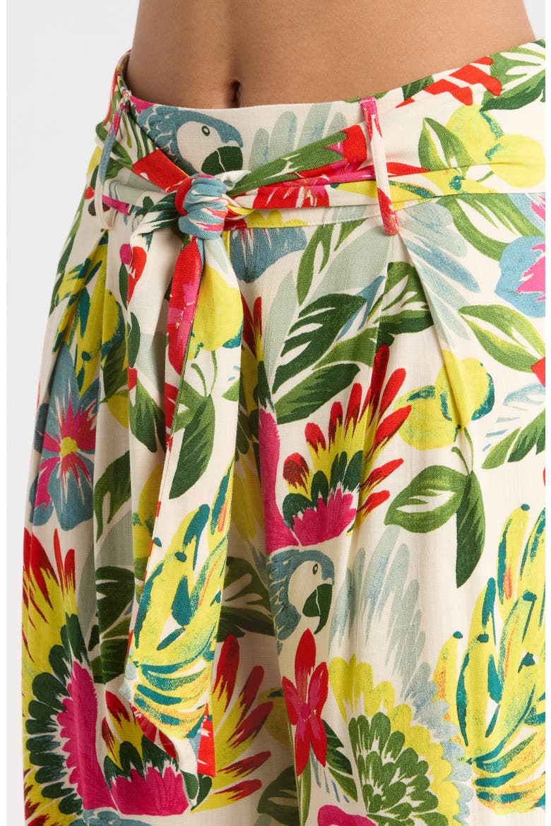 Wissa Tropical Bien Wide Leg Pants, Alternate, color, BRIGHT-MULTI