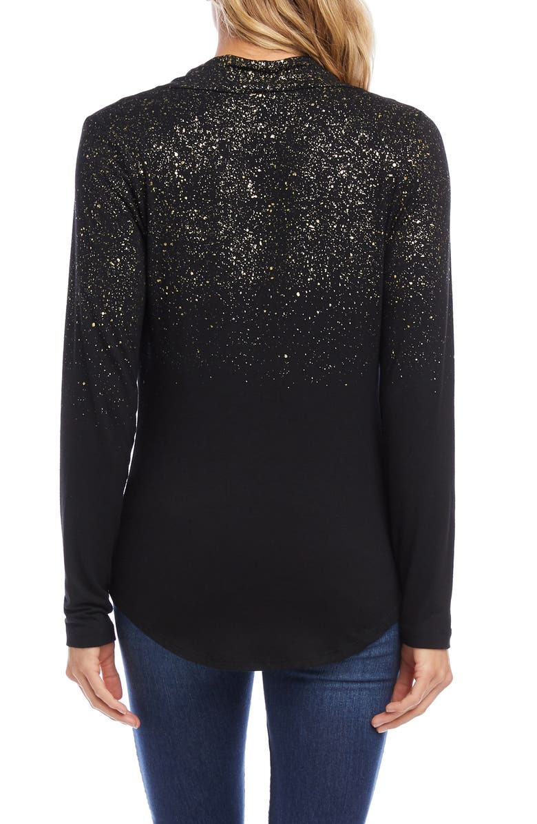 Karen Kane Draped Cowl Neck Top, Alternate, color,