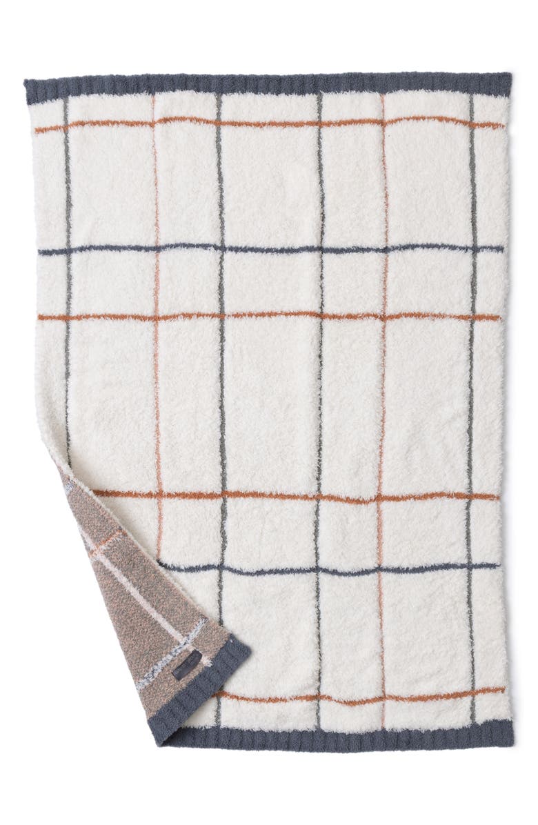 Barefoot Dreams<sup>®</sup> CozyChic<sup>®</sup> Multicolor Plaid Stroller Blanket, Alternate, color, Cream Multi