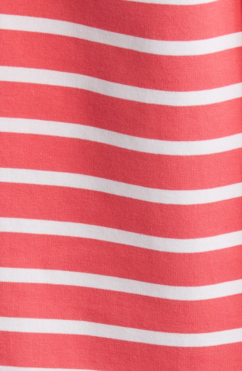 Tommy Bahama Jovanna Stripe Half Zip Dress, Alternate, color, Paradise Pink