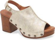 Cordani Winnie Shimmer Slingback Platform Sandal