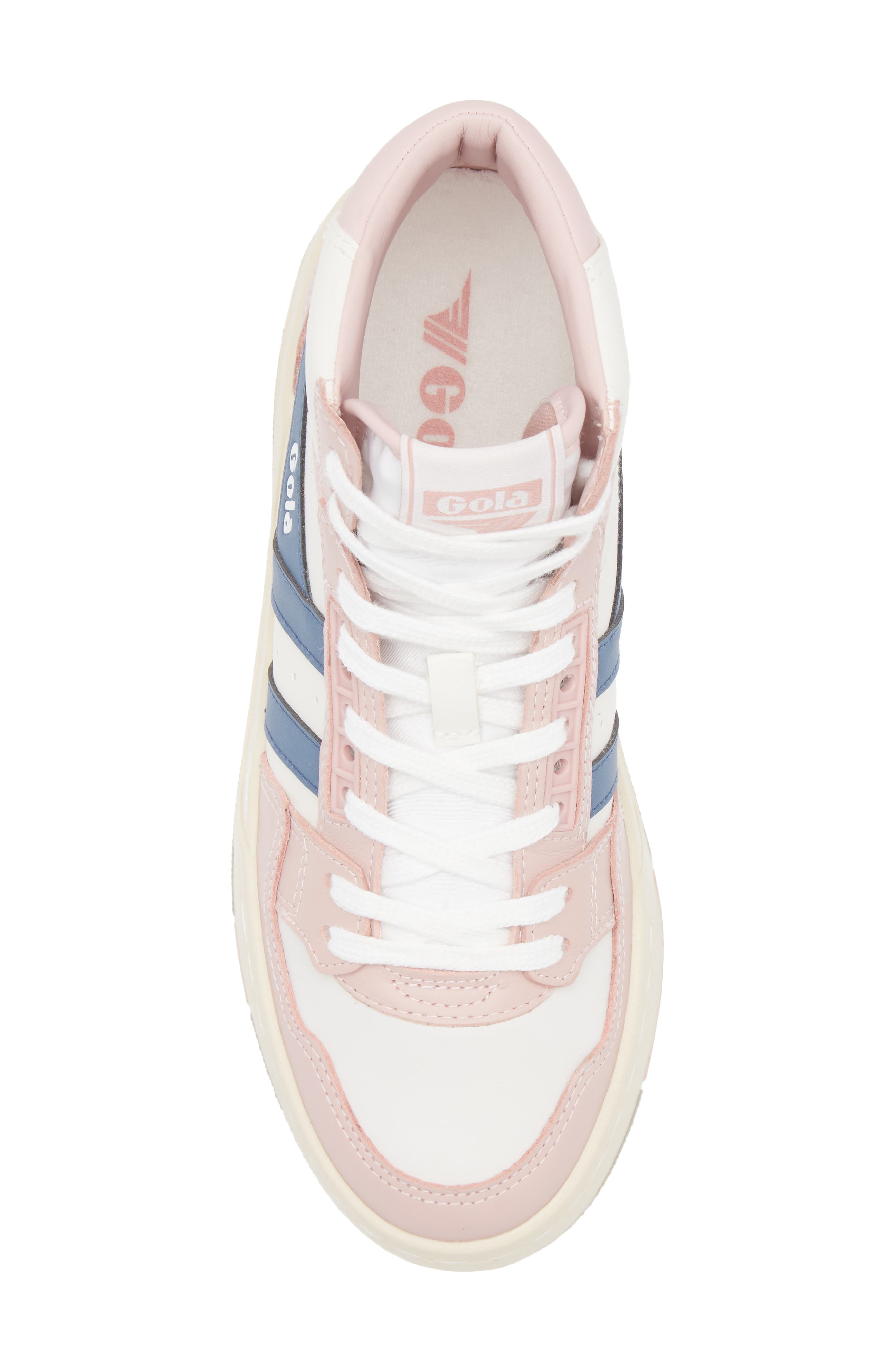 Gola Challenge High Top Sneaker, Alternate, color, White/ Chalk Pink/ Moonlight