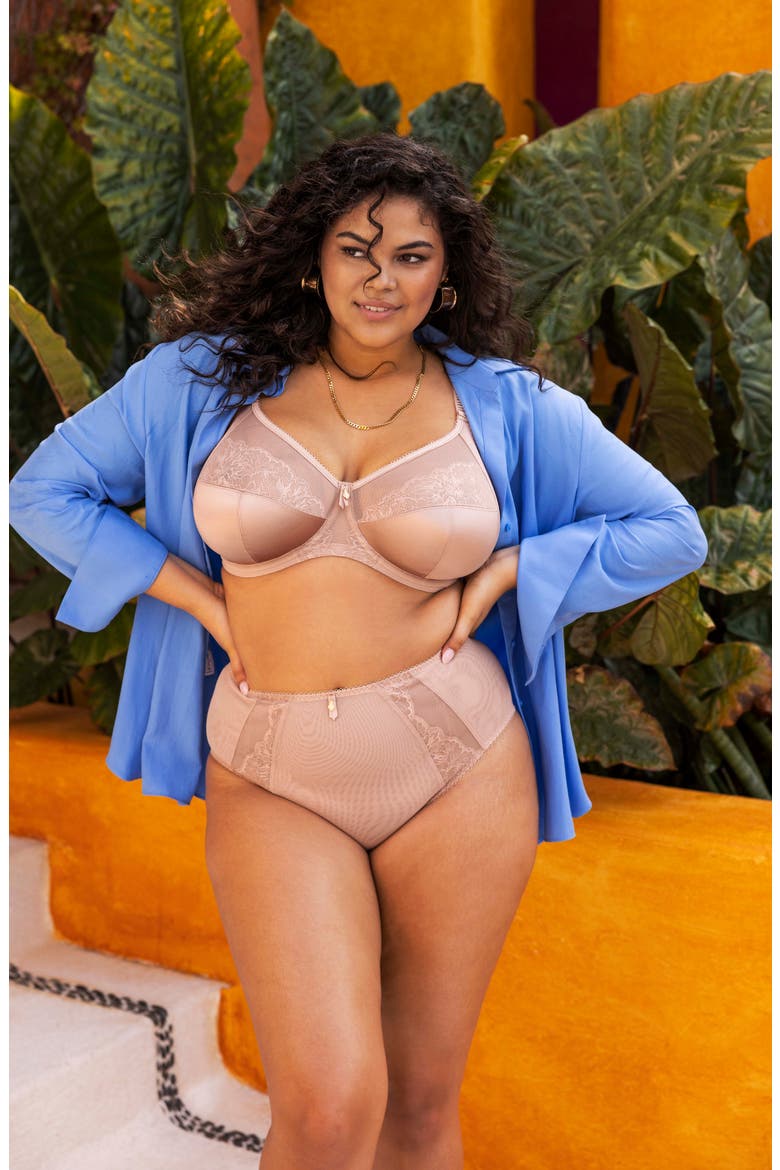 Cate Allure Underwire Bra, Alternate, color, SAHARA