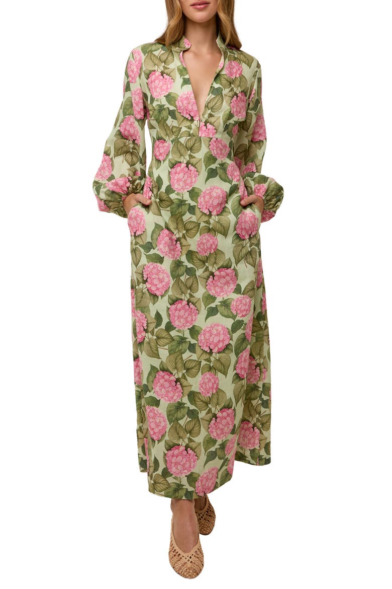 Elodie Dress, Main, color, Pink Jardin