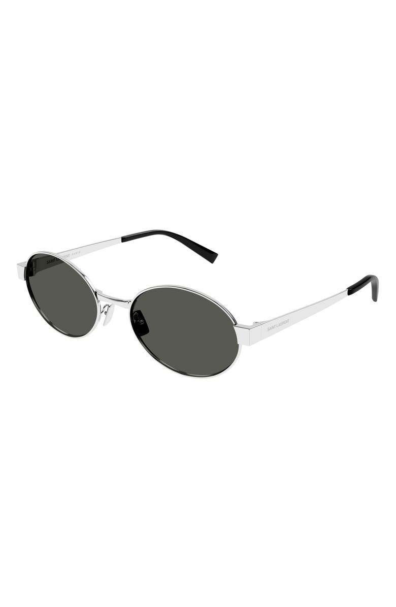 Saint Laurent 55mm Round Sunglasses, Alternate, color,