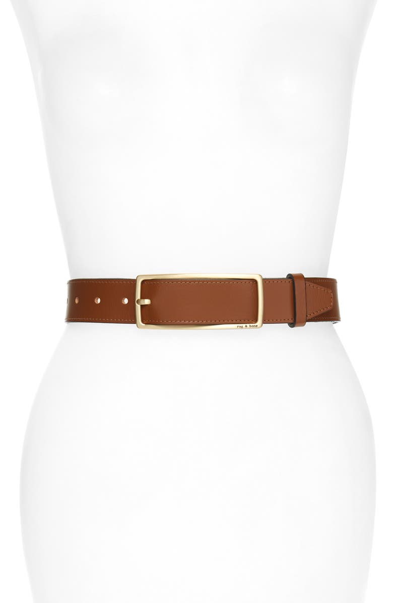rag & bone Rebound Belt, Main, color,