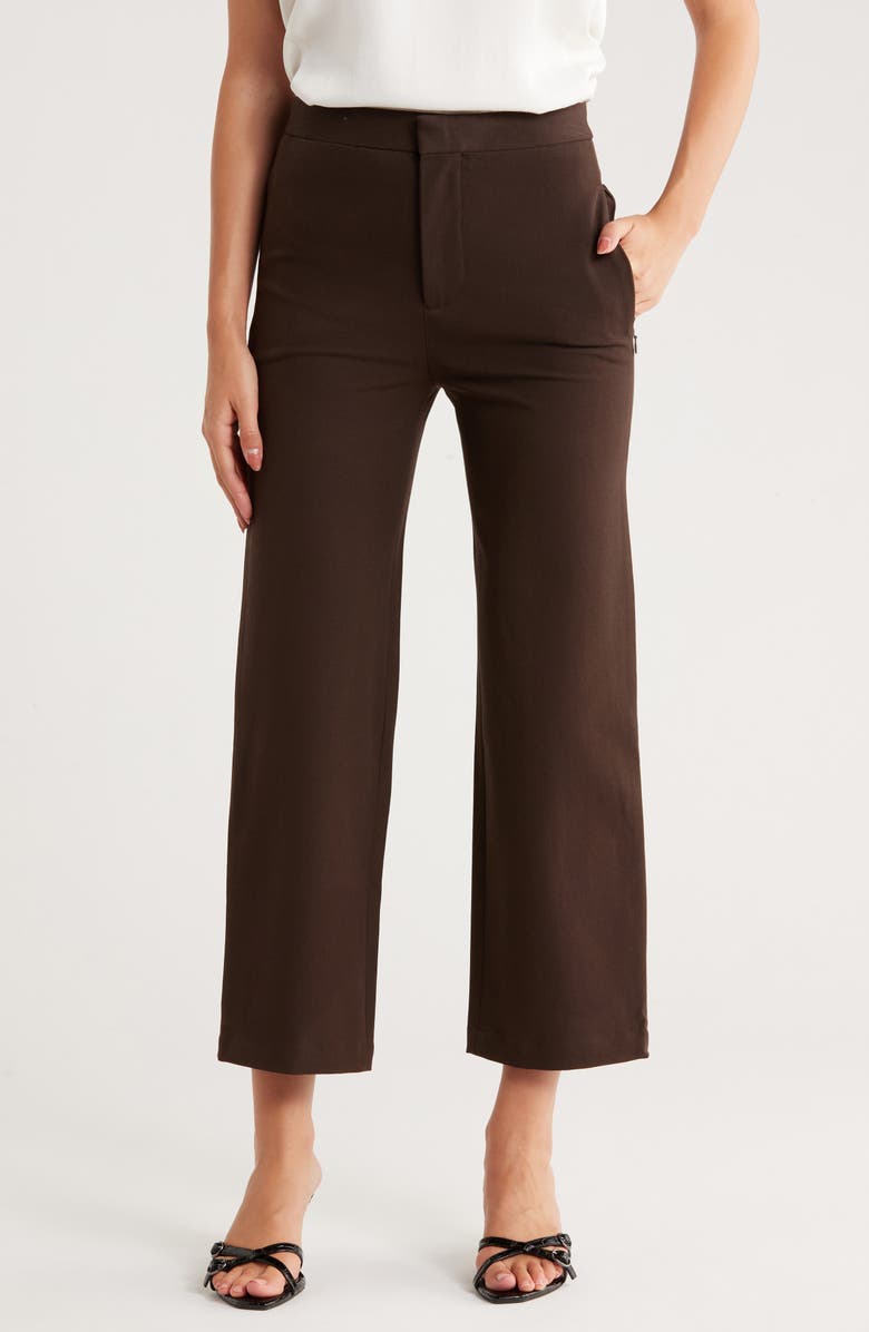 FRAME Le Jane Crop Stretch Cotton Pants, Main, color,