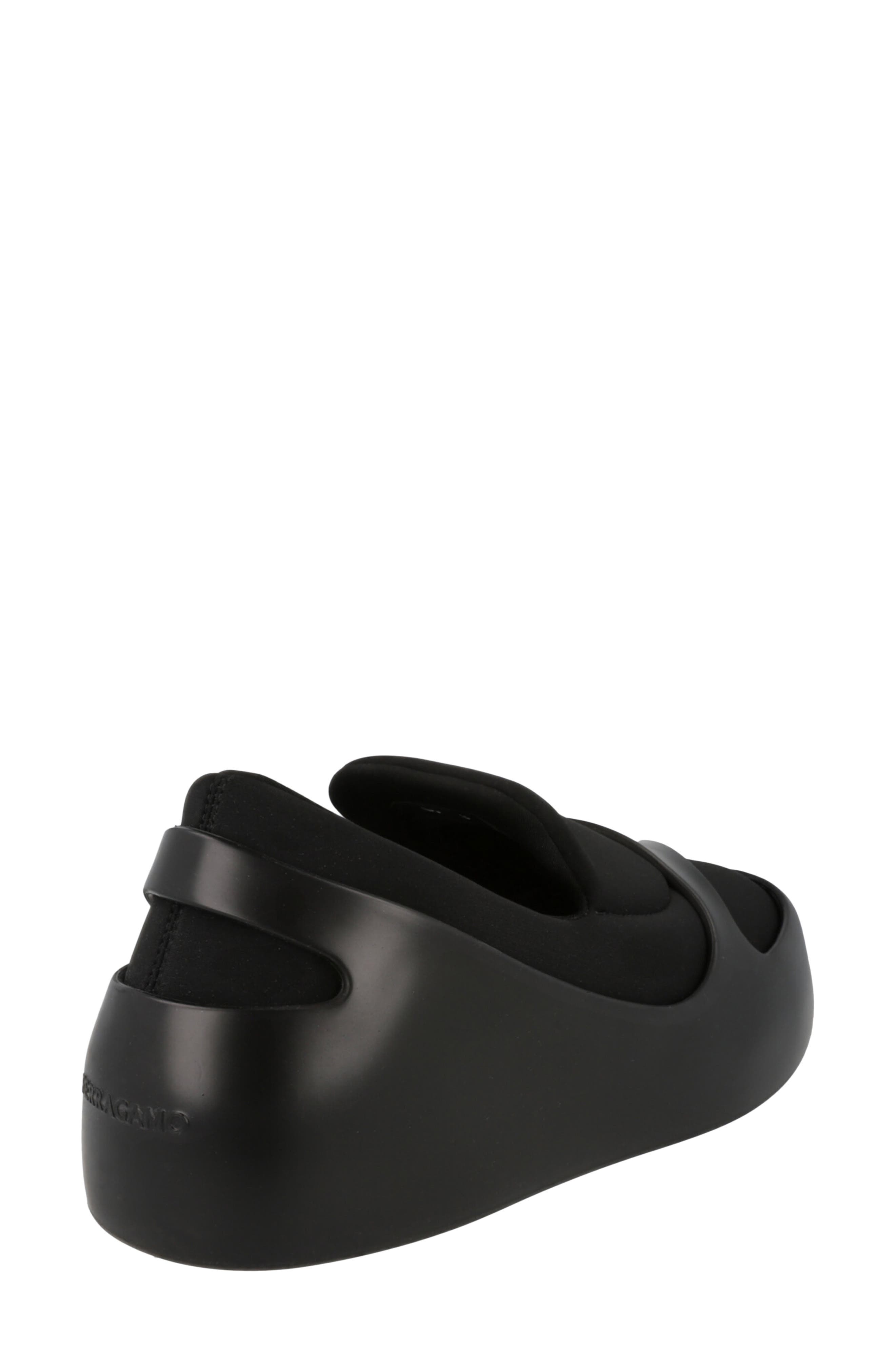 Lunar Paneled Slip On Sneaker, Alternate, color, BLACK