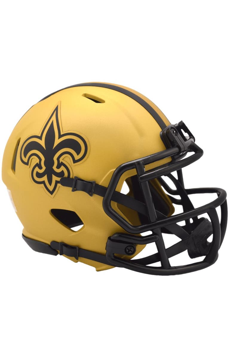 RIDDELL New Orleans Saints RAVE Riddell Speed Mini NFL Football Helmet, Main, color, Multi-Color