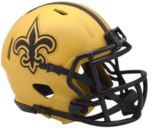 New Orleans Saints RAVE Riddell Speed Mini NFL Football Helmet