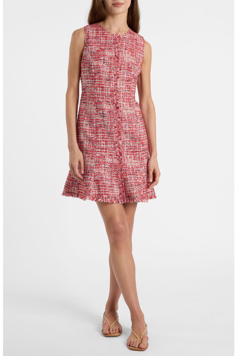 Curona Sleeveless Sheath Dress, Alternate, color, Chili Pepper