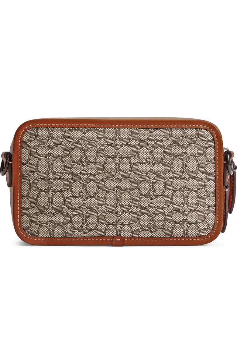 COACH Charter Micro Signature Jacquard & Leather Crossbody Bag, Alternate, color,